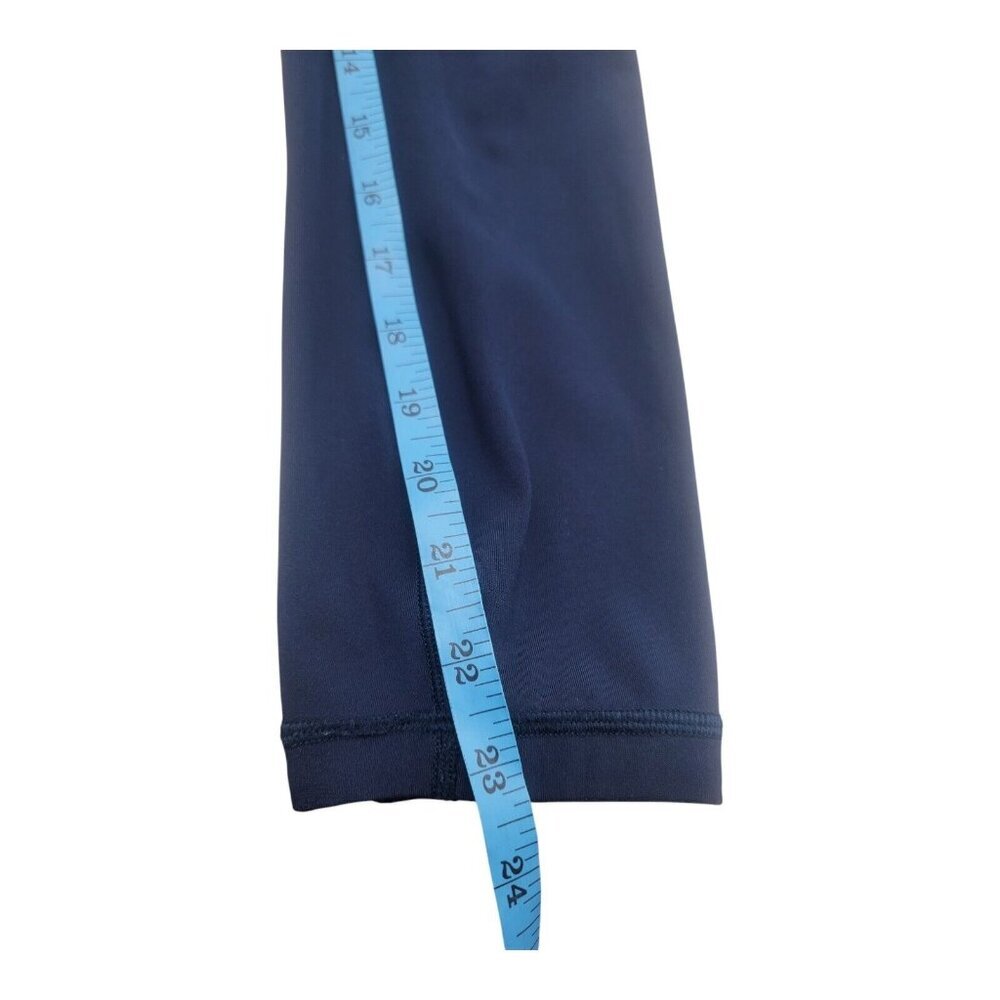 Lululemon Pant Women 4 Time To Sweat Crop *23" True Navy W6AMDS Full-On Luxtreme - Picture 5 of 9